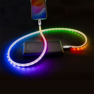 CABLU USB-C - USB-C FAST CHARGE 1M ILUMINAT LED - Img 6