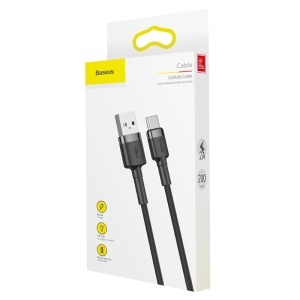 CABLU USB - USB-C 2A 2M BASEUS - GRI/NERGU - Img 7