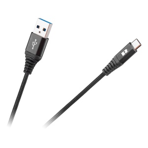 CABLU USB - USB TIP C REBEL 200 CM NEGRU - Img 2