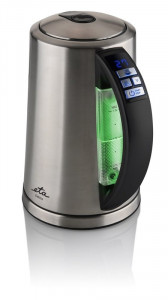 Cana electrica fierbator ETA Elektra 3597, 2200 W, 1.5 L, otel inoxidabil, iluminare colora