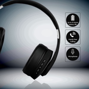 CASCA WIRELESS BLUETOOTH/MSD - NEGRU - Img 9