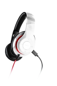Casti audio fara fir GoGEN HBTM 41WR, Bluetooth, radioFM incorporat, microfon, alb cu rosu - RESIGILAT - Img 9