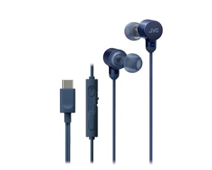 Casti JVC HA-FR29UC-A-U, Cu fir, In-Ear, Microfon, USB-C, Functie Mod Sunet, Husa, albastru - RESIGILAT