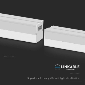 CORP ILUMINAT LED LINIAR 120CM 40W 4000K ALB NEUTRU - ALB - Img 7
