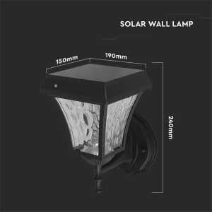 CORP ILUMINAT LED SOLAR 2W 3 IN 1 IP65 - Img 4