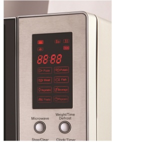 Cuptor cu microunde ECG MTD 231 S, 23 litri, 800 W, 5 niveluri de putere, 8 programe automate, otel inoxidabil - Img 4