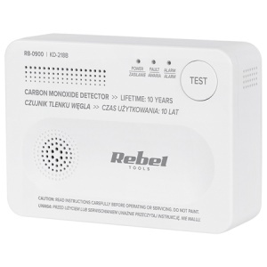 DETECTOR SENZOR MONOXID DE CARBON REBEL - Img 1