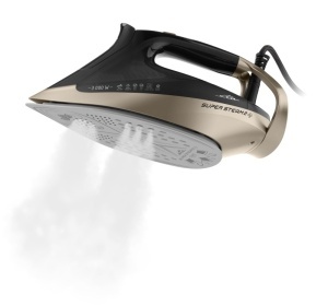 Fier de calcat ETA Super Steam II 3275 90000, 3000 W, LCD color, jet abur 200 g/min, debit abur 60 g/min, negru/auriu - Img 6