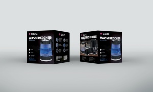Fierbator electric ECG RK 1750 Stripe, 2200 W, 1.7 litri, sticla borosilicata, elemente din otel inoxidabil - Img 18