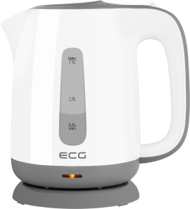 Fierbator electric ECG RK 1759 Classica Grigio, 2200 W, 1.7 litri, plastic de calitate, alb cu gri - Img 8
