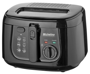 Friteuza cu ulei MICHELINO 74293, 2.5 litri, 1800 W, termostat cu reglare continua 150-190°, negru - Img 3