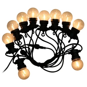 GHIRLANDA LED 5M 10 BECURI 0.4W / BEC 3000K - Img 2