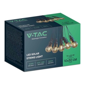 GHIRLANDA SOLARA LED 0.5W X 10 12M 3000K - Img 4