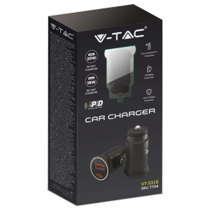 INCARCATOR AUTO QUICK CHARGE USB + TIP C - Img 4