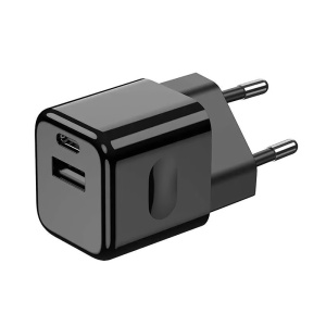 INCARCATOR RAPID UN PORT USB + TIP C 30W - NEGRU - Img 2