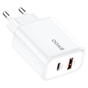 INCARCATOR RETEA 1X USB 1XUSB-C FAST CHARGING PD 36W - ALB - Img 4