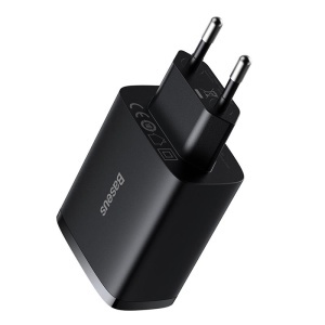 INCARCATOR RETEA 3XUSB FAST CHARGING 17W BASEUS - NEGRU - Img 3