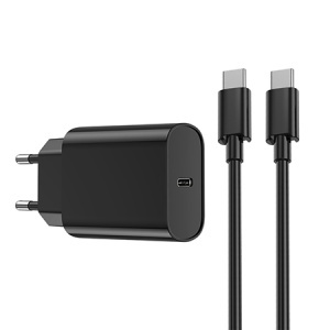 INCARCATOR RETEA USB-C FAST CHARGE PD 20W - NEGRU