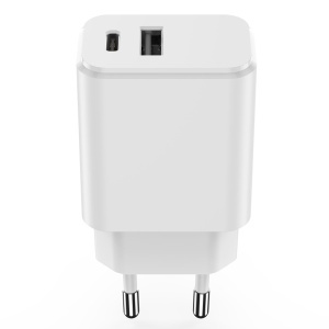 INCARCATOR RETEA USB-C +USB A FAST CHARGING 20W - ALB - Img 6