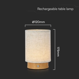 LAMPA BIROU 3W 3000K ALB CALD - BEJ - Img 4