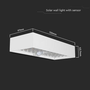 LAMPA EXTERIOARA 6W IP65 4000K INCARCARE SOLARA - ALB - Img 6