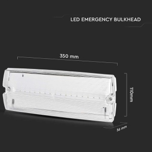 LAMPA IESIRE DE URGENTA 3W 1.2AH 6400K - Img 8