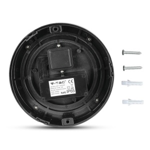 LAMPA LED 12W IP65 3000K ALB CALD - NEGRU - Img 5