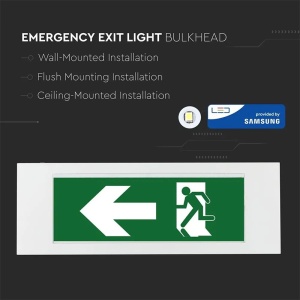 LAMPA LED IESIRE DE URGENTA 3.8W 6000K ALB RECE - Img 11