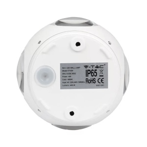 LAMPA LED PERETE 4W IP65 3000K ALB CALD - Img 4