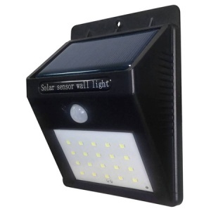LAMPA LED SOLARA 0.75W 6000K IP54 - NEGRU