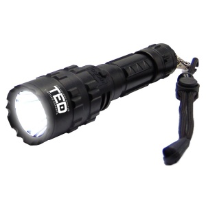 LANTERNA 10W ALUMINIU CU ACUMULATOR 18650 - Img 2