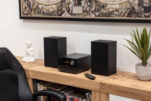 Microsistem audio GoGEN MSC 372 BT U, 2 x 15 W, CD, FM, Bluetooth, MP3, LCD, USB, negru - Img 7