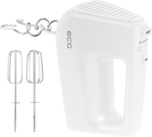 Mixer de mana ECG RS 440 White Lite, 400 W, 5 viteze, functie TURBO, 2 teluri si 2 carlige, alb - Img 11
