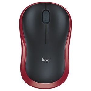 MOUSE OPTIC LOGITECH WIRELESS M185 ROSU - Img 1