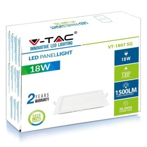 PANOU LED PATRAT INCORPORABIL 18W 3000K ALB CALD - Img 7