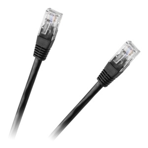 PATCHCORD UTP CAT 6E CCA NEGRU 0.5M - Img 1