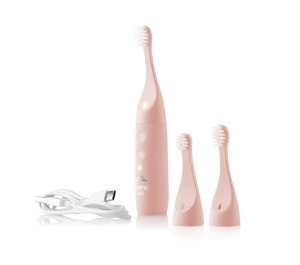 Periuta electrica sonica pentru copii ETA Sonetic Kids 1710 90000, IPX7, USB-C, baterie Li-ion 3.7 V / 350 mAh, roz - Img 6
