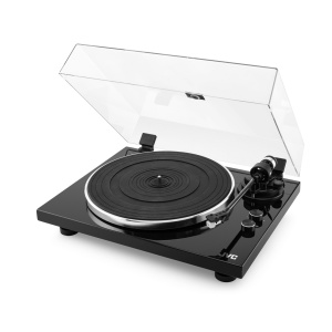 Pick-up Hi-Fi cu ac JVC AL-E534B, Bluetooth, 2 viteze (33 si 45 rpm), platan aluminiu, iesire RCA, negru - Img 4