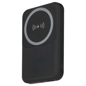 POWER BANK 10000MAH CU INEL MAGNETIC INCARCARE WIRELESS - NEGRU - Img 2