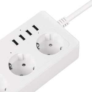 PRELUNGITOR SMART 4 PRIZE SCHUKO 4 USB CONNECT P6 TUYA - Img 7