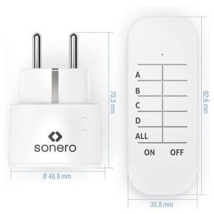 PRIZA CU TELECOMANDA 2300W SONERO - Img 3