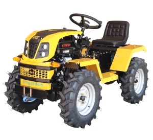 ProGARDEN Campo T18 Minitractor V27 4x4, 18CP, benzina, hidraulica fata-spate, roti 6.00-12 - Img 3