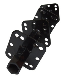 ProGARDEN Manicot freza, hex 23mm, 3 segmente, 4 flanse (2+1+1), motocultoare seria Campo 703 si 873