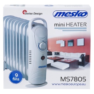 RADIATOR ULEI 9 ELEMENTI 1000W MS 7805 MESKO - Img 4