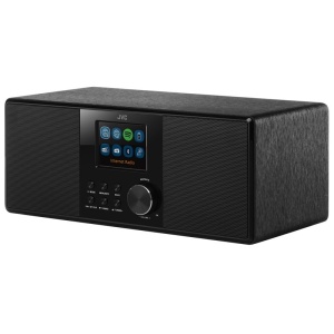 Radio internet JVC RA-E981B, 10W RMS, tuner DAB+/FM, Bluetooth, LCD 2.8”, WiFi, Spotifiy Connect, telecomanda, USB, AUX, negru - Img 1