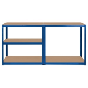 RAFT METALIC 5 POLITE 750K MDF 180X90X40 ALBASTRU REBEL - Img 6