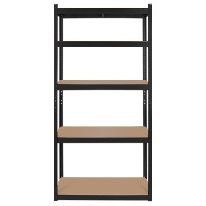 RAFT METALIC 5 POLITE 750KG MDF 180X90X40 NEGRU REBEL - Img 4