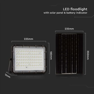 REFLECTOR CU INCARCARE SOLARA 15W 1200LM 4000K - NEGRU - Img 10