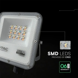 REFLECTOR LED SMD 10W 3IN1 IP65 CIP CREE- NEGRU/GRI - Img 6