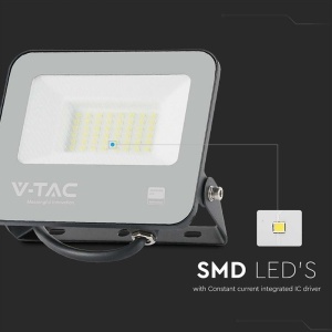 REFLECTOR LED SMD 30W 185LM/W 6500K IP65 CIP SAMSUNG - NEGRU/GRI - Img 7